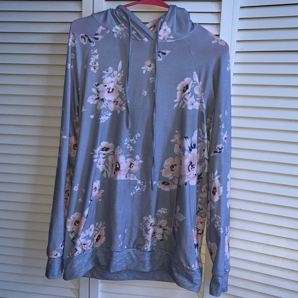 angashion Sweaters - floral hoodie